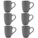 6 Canecas Flat Gray